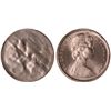 Image 1 : 1969 Australian Five Cent Error Coin - Struck Through Reverse