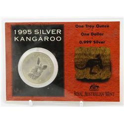 1995 Australian 1oz Silver Proof Kangaroo