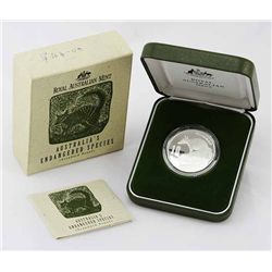 1995 Australia's Endangered Species Ten Dollar Coin - Numbat
