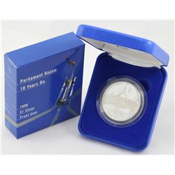 1998 Parliament House One Dollar Silver Proof Coin