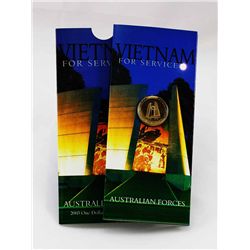 2003 Australian Forces - Vietnam Uncirculated Dollar