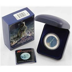2004 35th Anniversary of the 1st Walk on the Moon 1oz Silver Proof Coin