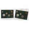 Image 1 : Unofficial Mint Sets with all coins 1966 & 1967