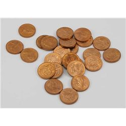 Small Collection of Choice/Gem Uncirculated Two Cent Coins