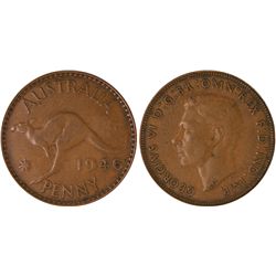 1946 Australian KGVI Penny