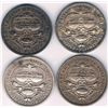 Image 1 : 1927 Australian KGV Commemorative Florin x 4