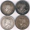 Image 2 : 1927 Australian KGV Commemorative Florin x 4