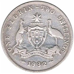 1932 Australian KGV Florin