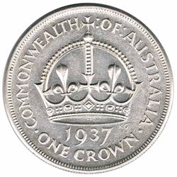 1937 Australian KGVI Crown
