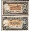 Image 1 : 1954 & 1961 QEII Ten Shilling Notes