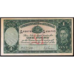 1942 Armitage/McFarlane KGVI One Pound Note