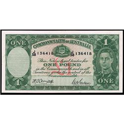 1942 Armitage/McFarlane KGVI One Pound Note