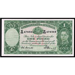 1949 Coombs/Watt KGVI One Pound Note
