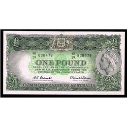1961 Coombs/Wilson QEII One Pound Note