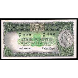 1961 Coombs/Wilson QEII One Pound Note