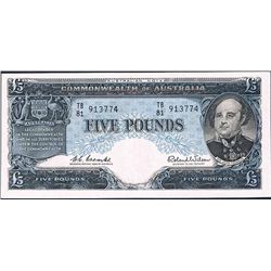 1960 Coombs/Wilson QEII Five Pound Note