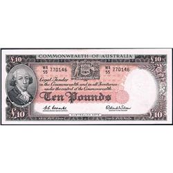 1960 Coombs/Wilson QEII Ten Pound Note