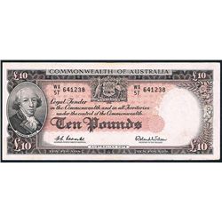 1960 Coombs/Wilson QEII Ten Pound Note