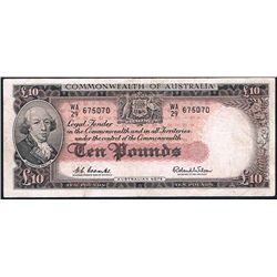 1960 Coombs/Wilson QEII Ten Pound Note