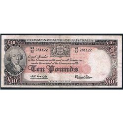 1960 Coombs/Wilson QEII Ten Pound Note