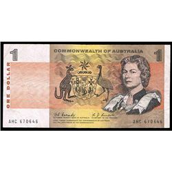 1967 Coombs/Randall QEII One Dollar Note