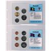 Image 2 : World Coin Mint Set Album with over 35 Countries Currency