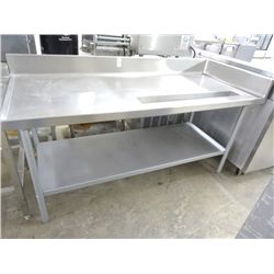 6' S/S Drain Table