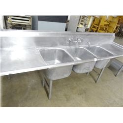 S/S 3-Comp Sink