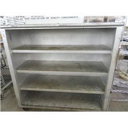 Heavy Metal Rolling Shelf Unit