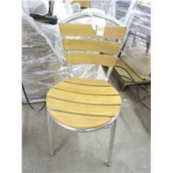 5 Chrome Slat Wood Chairs - 5 Times the Money