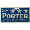 Image 1 : Union Brewing Co. Porter Tin Sign