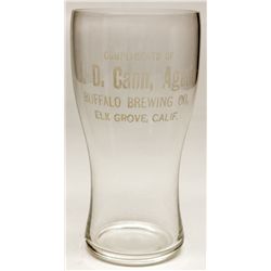 Elk Grove / Buffalo Brewing glass