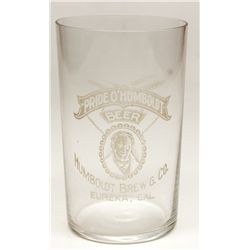Super rare Pride O' Humboldt Beer glass