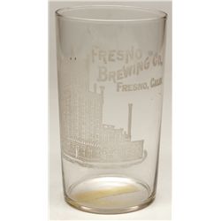 Fresno Brewing Co. glass