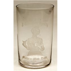 Mathie's Malt Tonic glass
