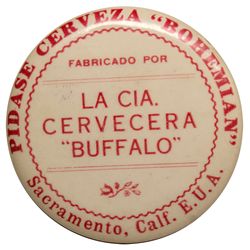 Buffalo Brewery Spanish pocket mirror