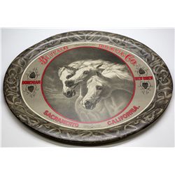 Buffalo Brewing Co. Beer Tray w/ horses