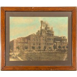 Buffalo Brewing Co. Hand-colored Photograph