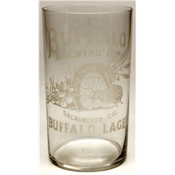 Buffalo Brewing Company Horseshoe glass