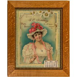 Pacific Brewery Calendar Broadside