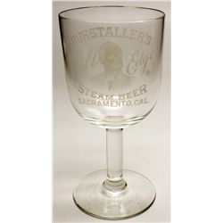Ruhstaller's glass goblet