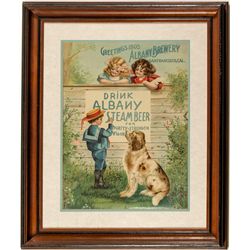 Albany Brewery Calendar Broadside