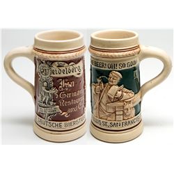 Early Acme Ceramic Beer Stein