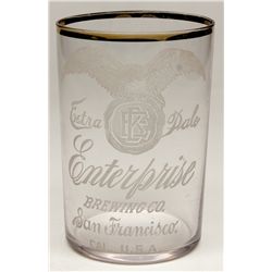 Enterprise (with eagle) glass