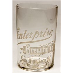 Enterprise Brewing Co. glass