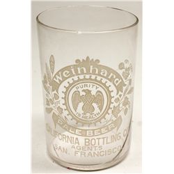 Extremely rare Weinhard glass