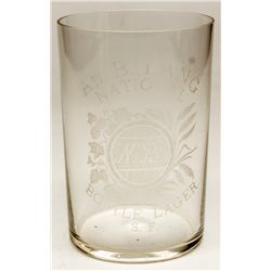 Lang / National Brewery glass