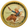 Image 1 : National Beer Tip Tray, Cowboy on Horse by Hansen
