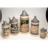 Image 1 : Tivoli Lager Ceramic Beer Steins (Set of 5), Aug. Lang & Co.