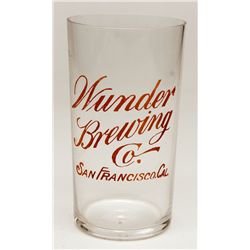 Wunder Brewing Co. glass